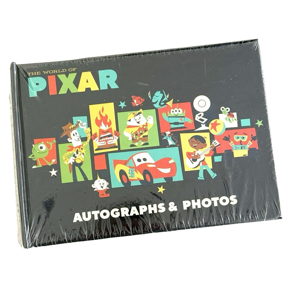 Pixar Autographs & Photos Book Disney Parks Hollywood Studios Toy Story Cars NWT